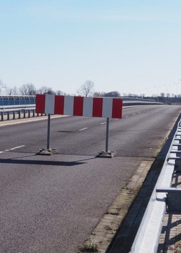 Die Grenze in Forst (Lausitz) zu Polen ist wegen des Coronavirus geschlossen