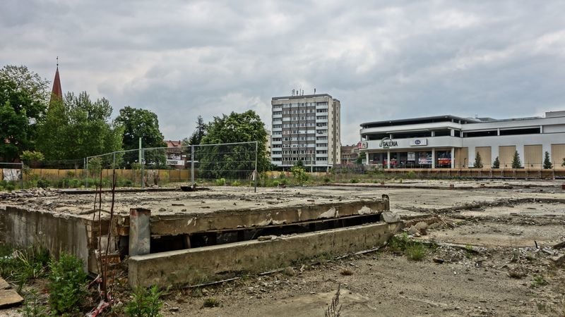 Brachfläche in der Cottbuser Innenstadt; Cottbus-Bilder Brachfläche in der Cottbuser Innenstadt; Cottbus-Bilder