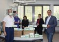 Desinfektionsmittel und Masken. Papierfabrik unterstützt Spremberger Krankenhaus