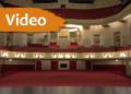 abgedeckte Stühle im Großen Haus_Staastheater Cottbus