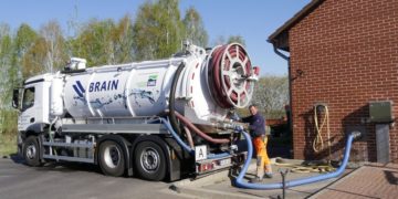 Neues Klärfahrzeug in Drebkau unterwegs