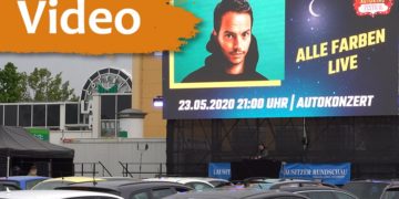 Lausitzer Autokino-Festvial in Cottbus gestartet