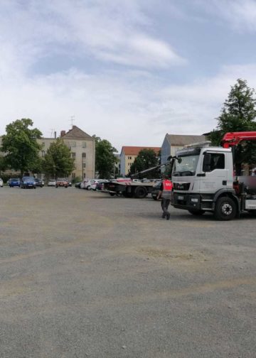 Bombenentschärfung am 28.05.2020 in Cottbus am Bahnhof