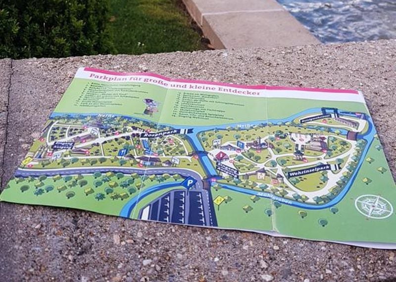 Neuer familiengerechter Parkplan für den Rosengarten Forst