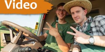 Landwirt Hermann und BennyJob