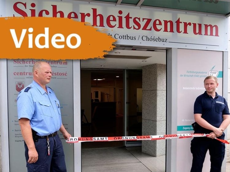 Archiv: Eröffnung Cottbuser Sicherheitszentrum 2019