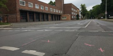 Straßen-Reparaturarbeiten in der Ewald-Haase-Straße