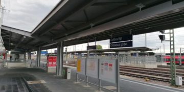 Bahnsteig auf Cottbuser Hauptbahnhof erneuert