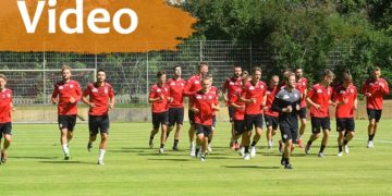 Endlich komplettes Mannschaftstraining beim FC Energie Cottbus