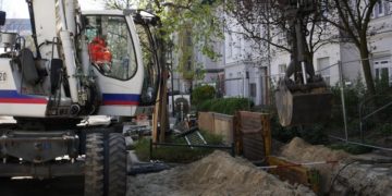 Bauarbeiten in der Calauer Straße werden fortgesetzt