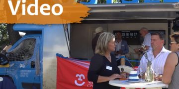 Wakeboard fahren und Livetalks. Infomobil für Cottbuser Ostsee eingeweiht
