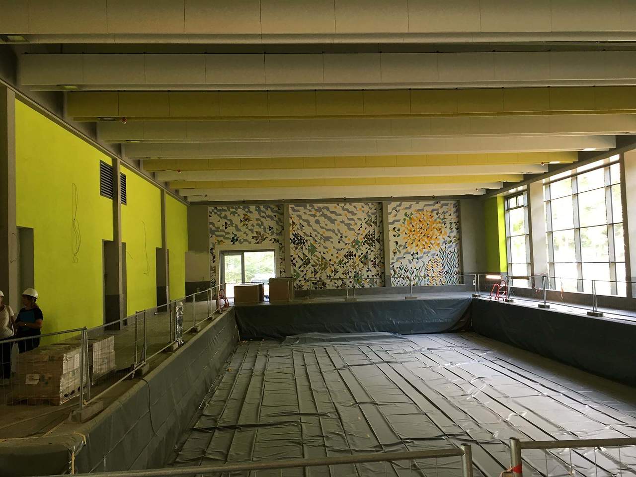 Die Sanierung der Forster Schwimmhalle schreitet voran; Foto: Stadt Forst