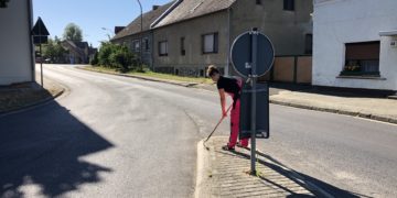 Straupitzer Vereine kehren durch ihr Dorf