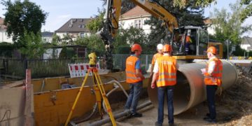 Kanalsanierung in der Bautzener Straße auf der Zielgeraden