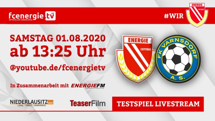 FCEnergieTV: Testpiel Energie Cottbus gegen FK Varnsdorf live!