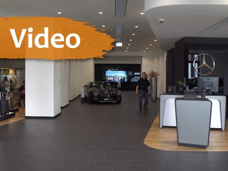 Neuer Showroom Mercedes Autohaus Cottbus