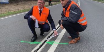 Bundesstraße rutscht ab. B97 zwischen Hoyerswerda und Spreetal voll gesperrt!