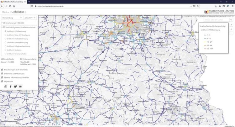 https://unfallatlas.statistikportal.de/ und Powered by Esri