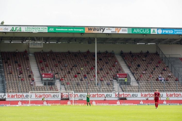 Energie Cottbus_Stadion der Freundschaft_ Tribüne Corona