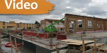 Grundstein für Stadthalle in Finsterwalde gelegt