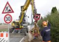 Auras bekommt neue Trinkwasserleitungen. Ortsdurchfahrt gesperrt