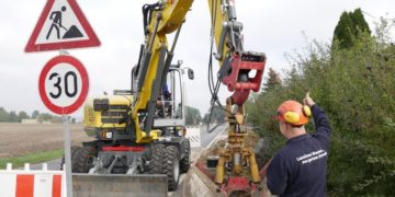 Auras bekommt neue Trinkwasserleitungen. Ortsdurchfahrt gesperrt