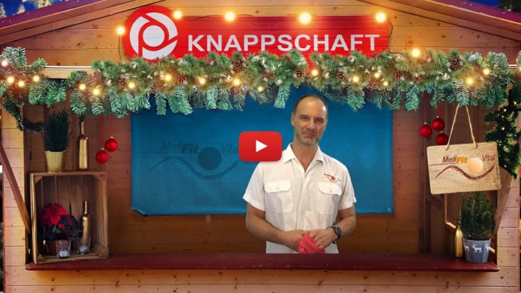 Knappschaft-Weihnachtsmarkt: Rückenfitness für das Büro und zu Hause