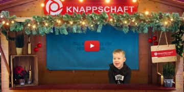 Knappschaft-Weihnachtsmarkt Stand 10: Wunschzettel mit Gewinnchance