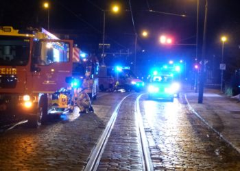 Cottbus: Gasleck in der Sandower Straße wird repariert