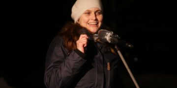 Wahl im Autokino. Maja Wallstein als Lausitzer SPD-Bundestagskandidatin gewählt