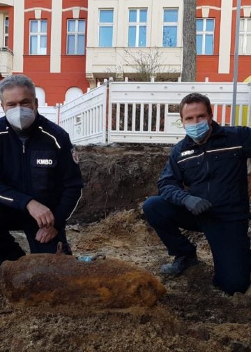 20210301 Bombenentschärfung in Cottbus; Sperrkreis aufgehoben