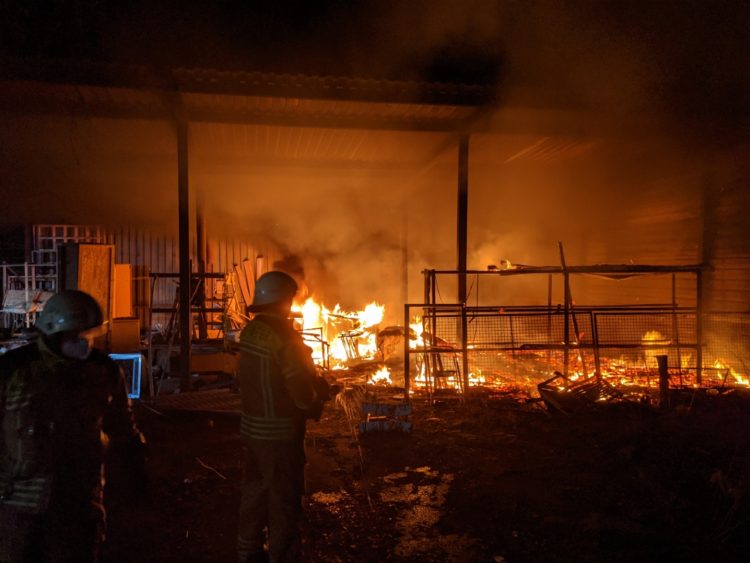 Cottbus: Nächtlicher Brand in Gallinchen