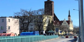 Grenzübergang in Guben