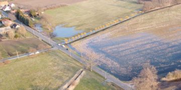 Dammbruch am Großteich in Groß Schacksdorf