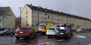 Verkehrsunfall auf dem Cottbuser Nordring