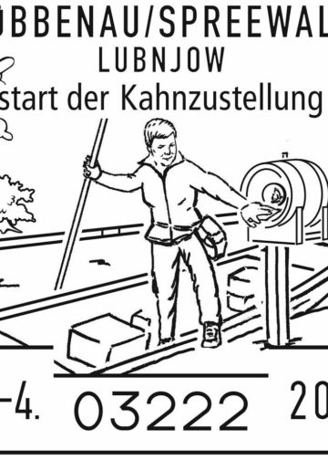 Sonderstempel Kahnzustellung 2021 im Spreewald; Deutsche Post