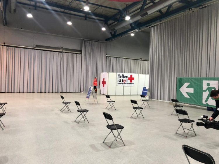 Impfzentrum Cottbuser Messehallen