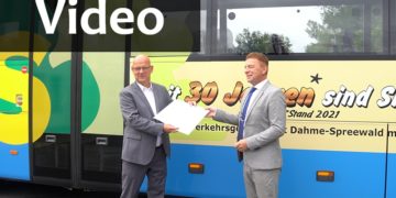 20 neue Busse für Dahme-Spreewald. RVS feierte 30. Jubiläum in Luckau