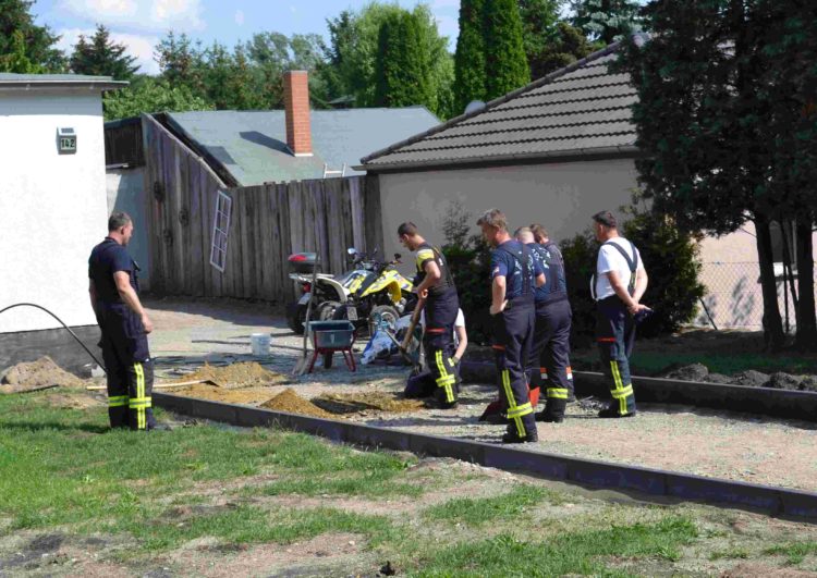 Gasalarm in Welzow. Leitung bei Bauarbeiten beschädigt