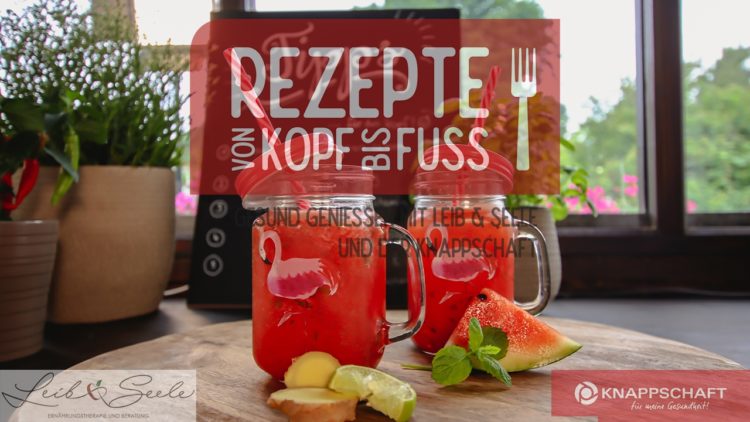 Gesund und lecker mit der Knappschaft: Melonen-Minz-Smoothie für den Kopf