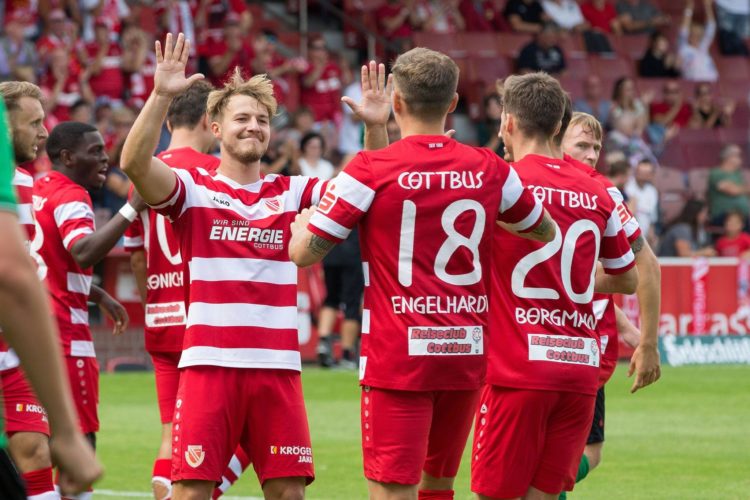 Energie Cottbus überrollt Union Fürstenwalde 6:1