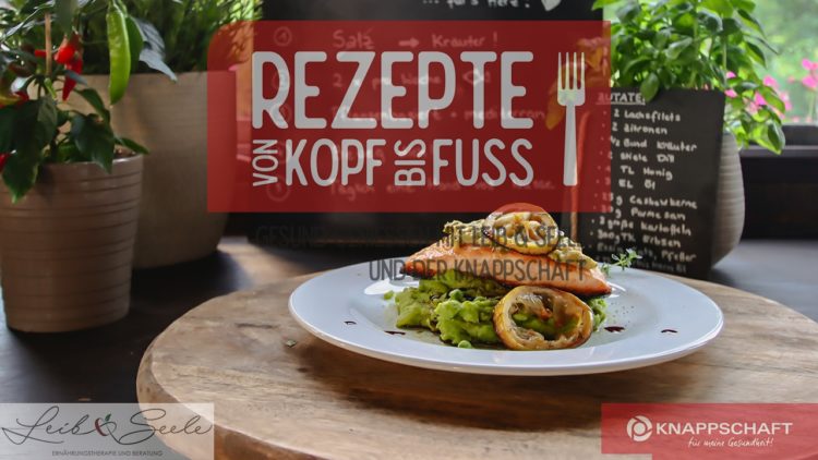 Gesund und lecker mit der Knappschaft: Lachs mit Pesto & Erbsenstampf fürs Herz