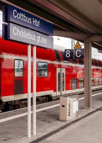 Bahnhof Cottbus ist Bahnhof des Jahres; Foto: Allianz pro Schiene, Felix Kayser