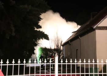 Gebäudebrand in Kolkwitz