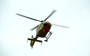 Motorradunfall bei Gröden: Fahrer per Hubschrauber im Krankenhaus