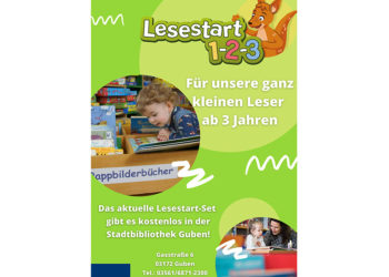 Gubener Stadtbibliothek mit neuem Lesestart-Set für Dreijährige