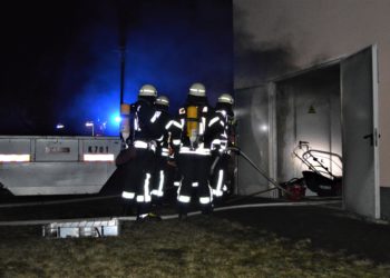Senftenberg: Brand in Sporthalle der Oberschule