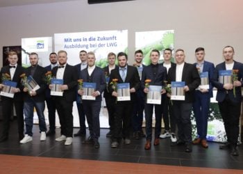 Trotz Corona: Ausbildung bei der LWG für 15 Anlagenmechaniker geschafft