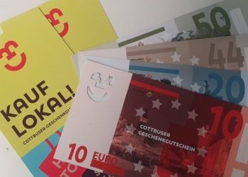 Rekordjahr 2021! Cottbuser Geschenkegutschein wird immer beliebter.