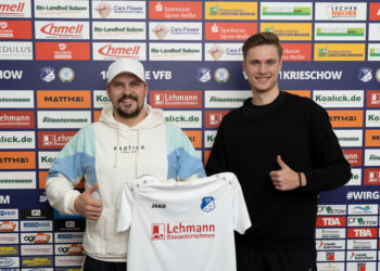 VfB Krieschow verpflichtet Maximilian Krüger; Foto: VfB Krieschow